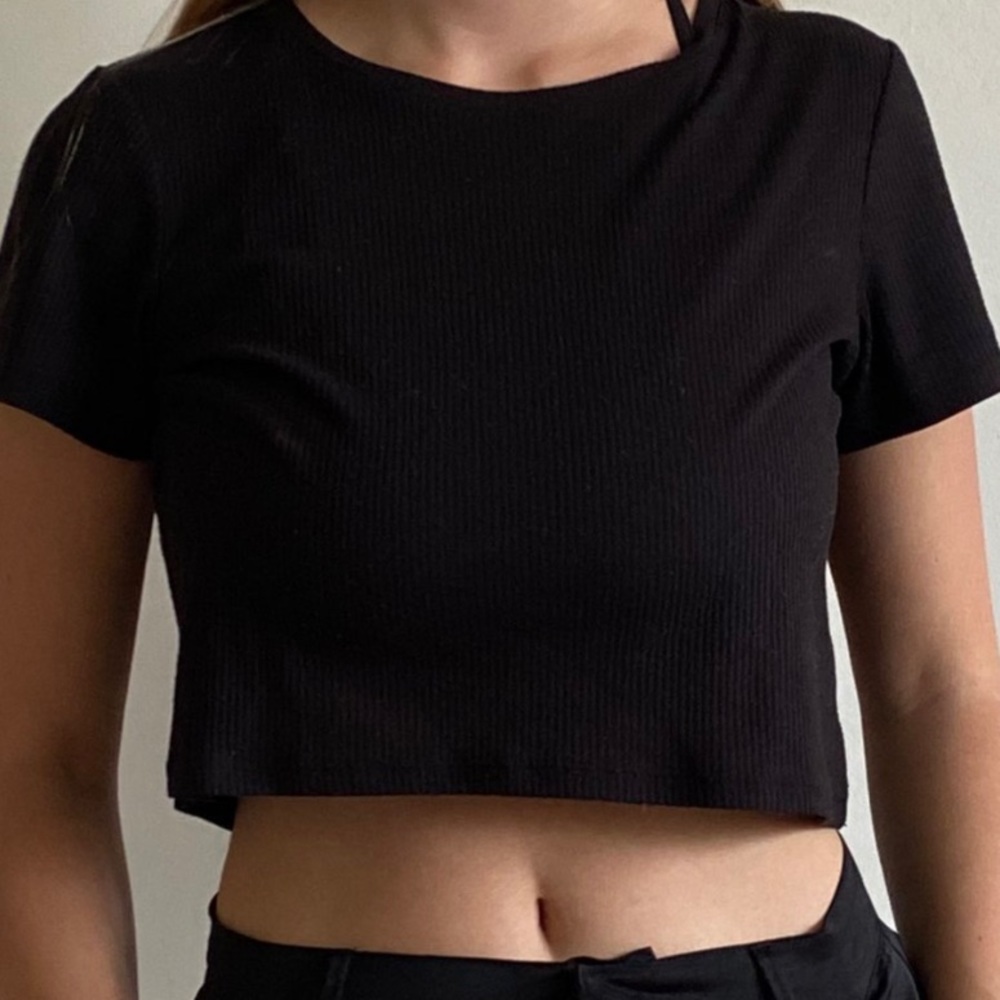 Ribbed crop top